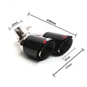 salelink.co.nz Unbranded Car Exhaust Pipe - Carbon Fiber Car Exhaust Pipe - Carbon Fiber | Action Outdoors NZ