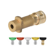 Brass Pressure Washer Gun Adapter Fits KARCHER – view 1