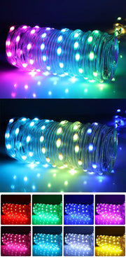 salelink.co.nz Unbranded 2M Smart LED String Lights RGBIC Strip 2M RGBIC Smart LED String Lights App Controlled
