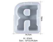 Resin Art NZ Moulds Alphabet Letter Moulds - Individual - Super Large Alphabet Letter Moulds - Individual - Super Large | NZ