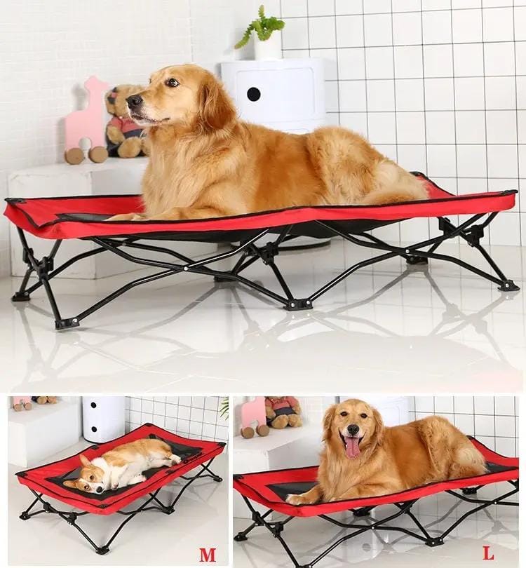 M Pet Bed Dog Cat Bed Mesh Elevated Raised Indoor Sleeping Cot – view 1