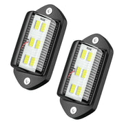 salelink.co.nz Unbranded 2PCS LED Number Plate Lights 2 Pack LED Number Plate Lights 12V To 24V Waterproof