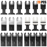 salelink.co.nz Unbranded 20X Multi Tool Oscillating Saw Blades 20X Universal Oscillating Saw Blades Set Dremel