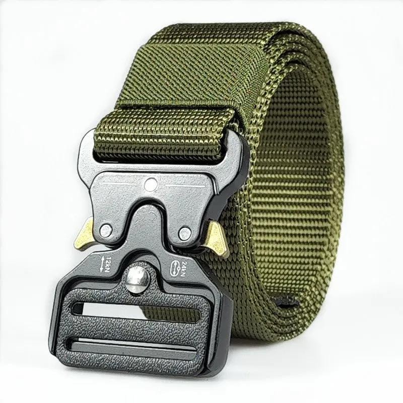 Tactical Belt Military Hiking Nylon Web Rigger Work Belts – view 1