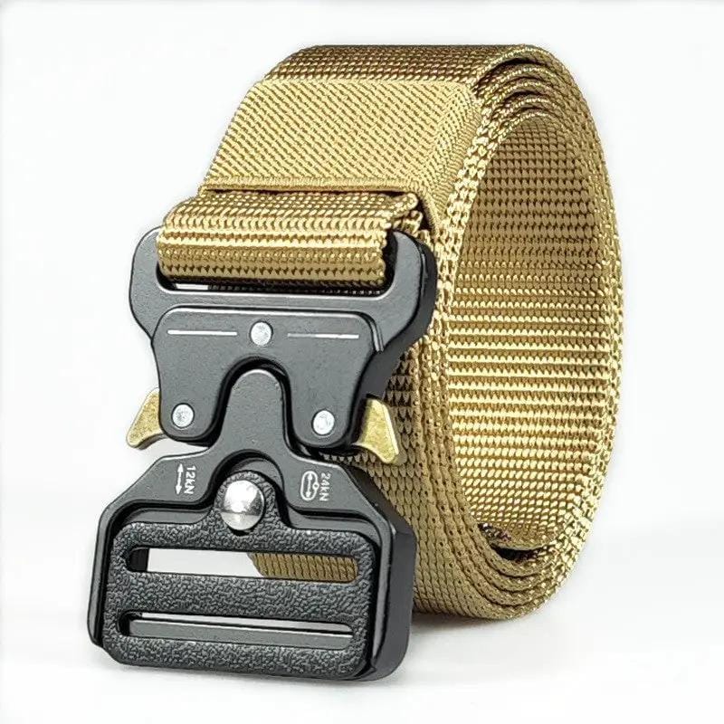 Tactical Belt Military Hiking Nylon Web Rigger Work Belts – view 3