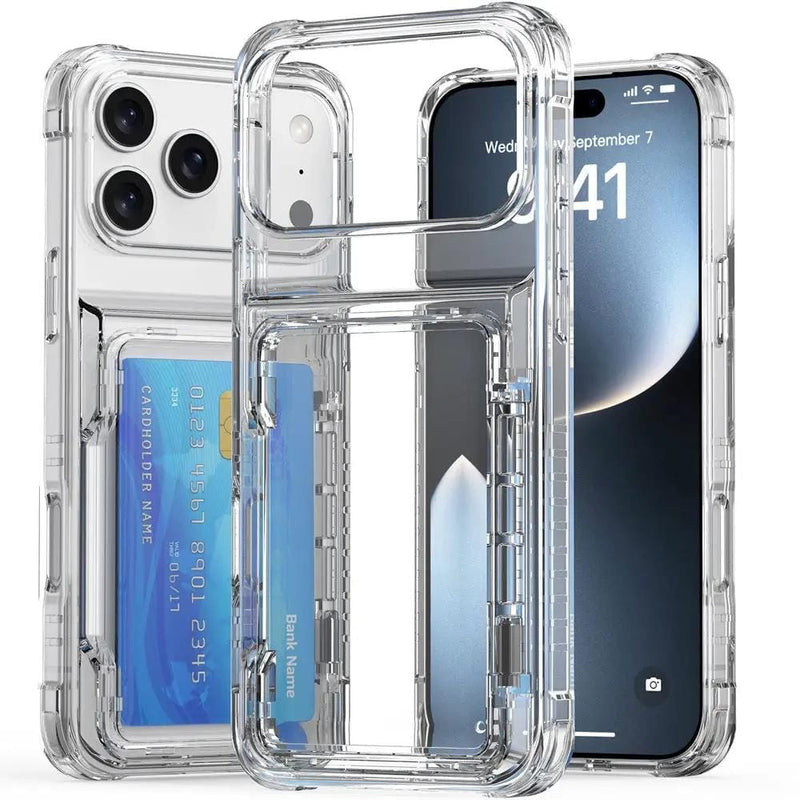 salelink.co.nz Unbranded iPhone 17 Pro Max Case Clear Card iPhone 17 Pro Max Case Clear Card | Action Outdoors NZ