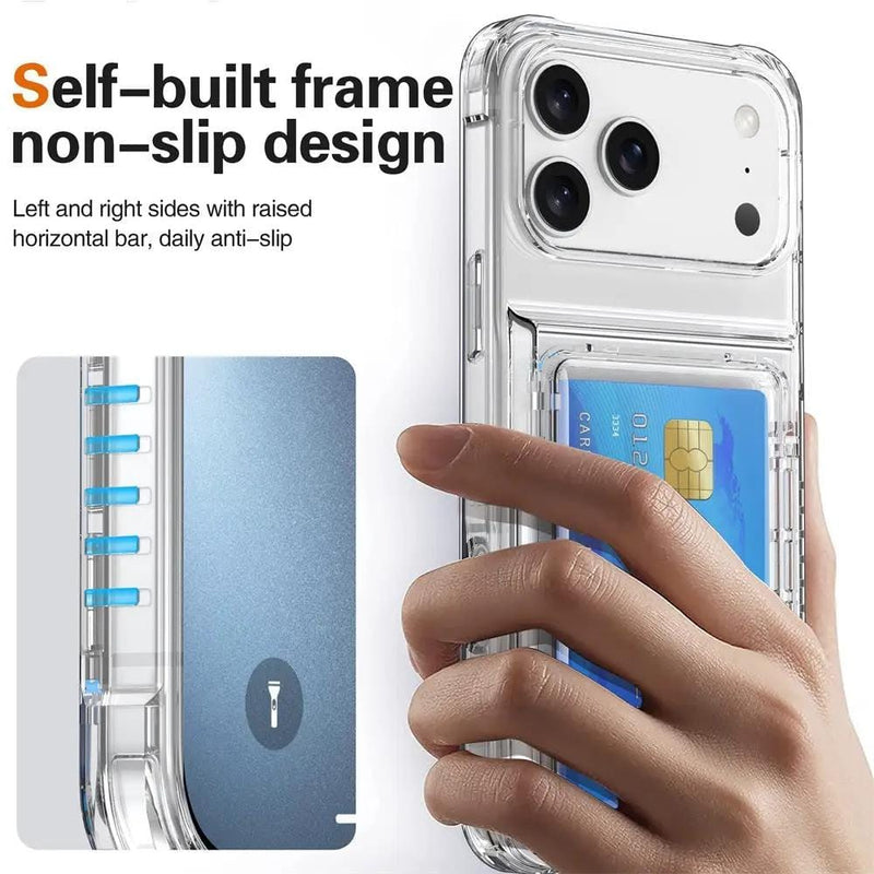 salelink.co.nz Unbranded iPhone 17 Pro Max Case Clear Card iPhone 17 Pro Max Case Clear Card | Action Outdoors NZ