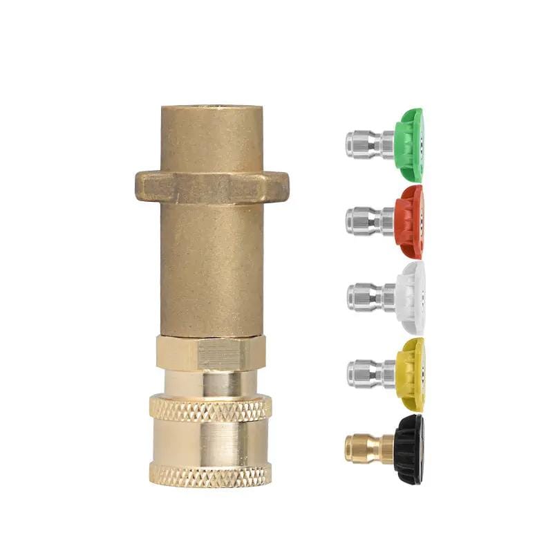Brass Pressure Washer Gun Adapter Fits KARCHER – view 3