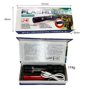 LED Torch Rechargeable High Lumens Flashlight with 18650 Battery – view 2