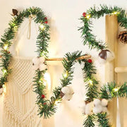 salelink.co.nz Unbranded 2M Christmas Wreath String Light 2M USB Christmas Wreath String Lights Cotton Decor