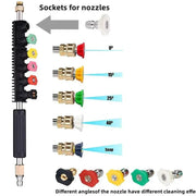 salelink.co.nz Unbranded High Pressure Washer Wand Extension Set High Pressure Washer Wand Extension Set | Action Outdoors NZ