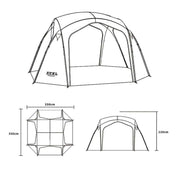 Automatic Dome Canopy & Tent – Includes 4 Side Walls and 1 Groundsheet SZXL9781 by ECOTREK