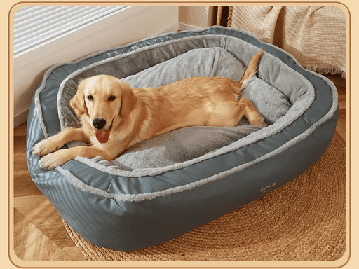 120CM High bolster comfort Pet Dog Bed Thick Warm – view 2