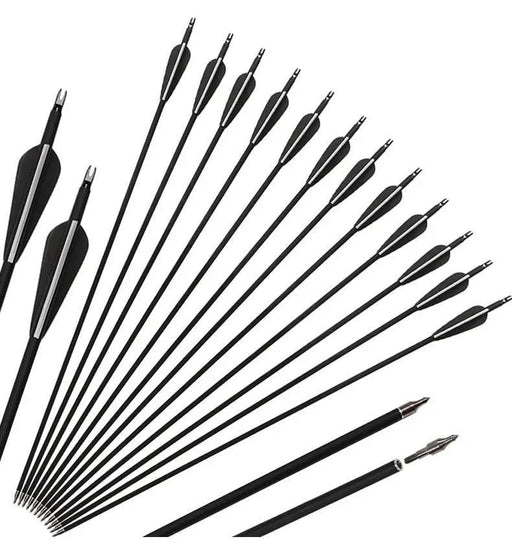 salelink.co.nz Unbranded Carbon Arrows 12pcs Carbon Arrows 12pcs | Action Outdoors NZ