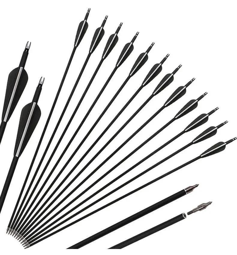 salelink.co.nz Unbranded Carbon Arrows 12pcs Carbon Arrows 12pcs | Action Outdoors NZ