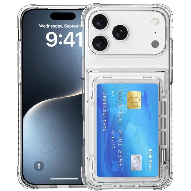 salelink.co.nz Unbranded iPhone 17 Pro Max Case Clear Card iPhone 17 Pro Max Case Clear Card | Action Outdoors NZ