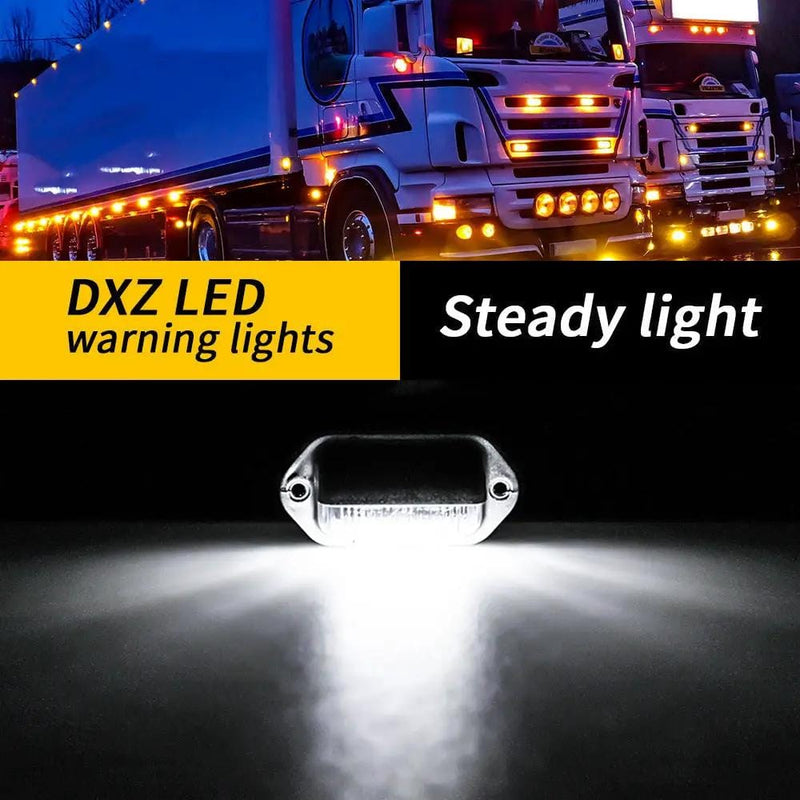 salelink.co.nz Unbranded 2PCS LED Number Plate Lights 2 Pack LED Number Plate Lights 12V To 24V Waterproof