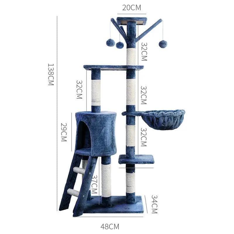dealonline.co.nz dealonline.co.nz Cat Tree Scratching Post with Mouse 138CM Cat Tree Scratching Post with Mouse 138CM