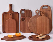 Creative Solid ebony chopping board, wooden kitchen cutting board, multi-functional bread board and serving tray. – view 1