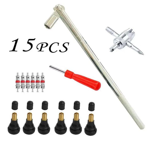 15PCS Tire Valve Stem Removal Tool Repair Kit – view 2