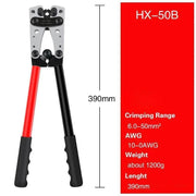 6 - 50 mm2 Anderson Plug Crimp Crimping Tool Battery Cable Lug Hex Crimper – view 4