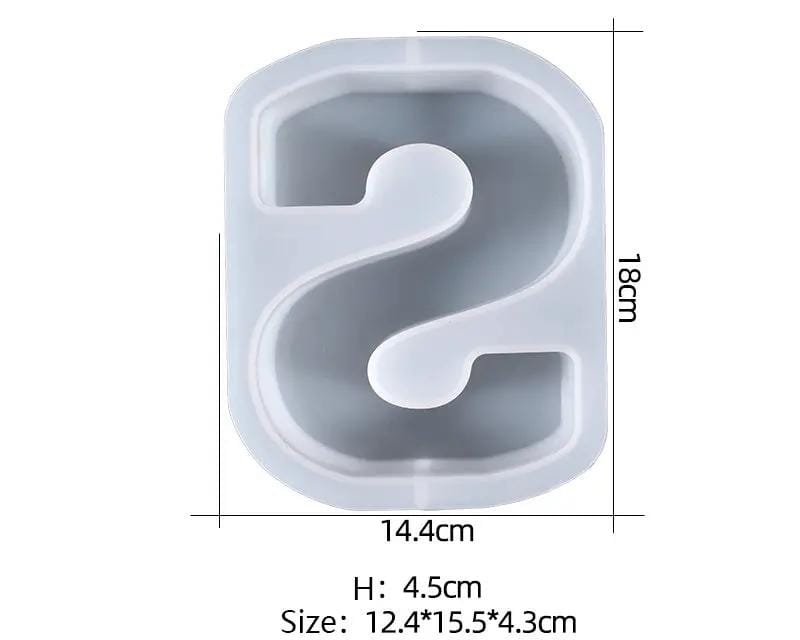 Resin Art NZ Moulds Alphabet Letter Moulds - Individual - Super Large Alphabet Letter Moulds - Individual - Super Large | NZ