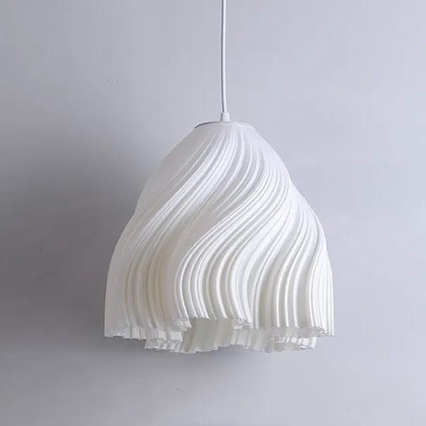 Modern White Lampshade Simple Pendant Light Hanging Lamp – view 3