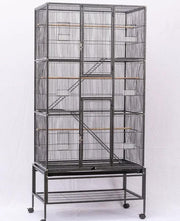 salelink.co.nz Unbranded 177cm Large Bird Cage 177cm Wrought Iron Standing Bird Cage for Parrots