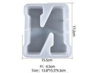 Resin Art NZ Moulds Alphabet Letter Moulds - Individual - Super Large Alphabet Letter Moulds - Individual - Super Large | NZ