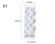 Candle Casting Mould with Resin, Cement, Candle - 01 – view 2