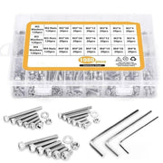 1080Pcs M2 M3 M4 Hex Button Head Socket Screw Stainless Steel – view 1
