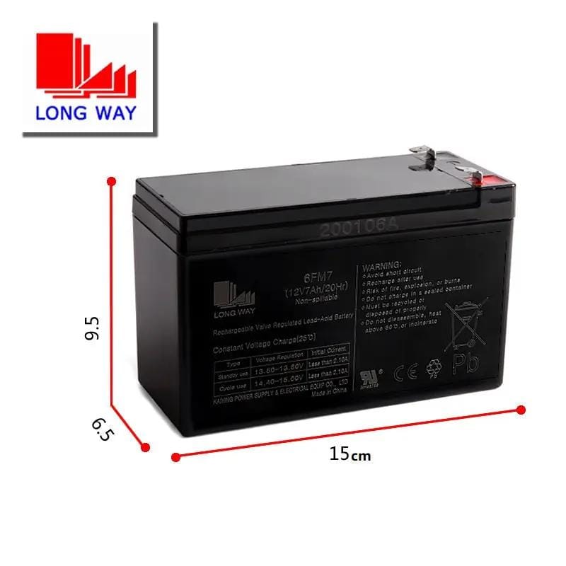 dealonline.co.nz dealonlinenz LongWay 12V 7.0AH Rechargeable Battery LongWay 12V 7.0AH Rechargeable Battery