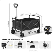 ECOTREK trolley Foldable Wagon, Beach Cart Trolley LJ1115 Foldable Wagon, Beach Cart Trolley LJ1115