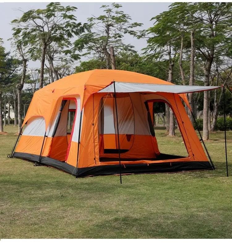 Camping Tent 5-8persons 310x220x190cm Orange – view 3