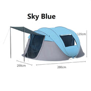 ECOTREK Tent Portable Instant Pop-Up Boat-Shaped Tent SXBC7043 Portable Instant Pop-Up Boat-Shaped Tent SXBC7043