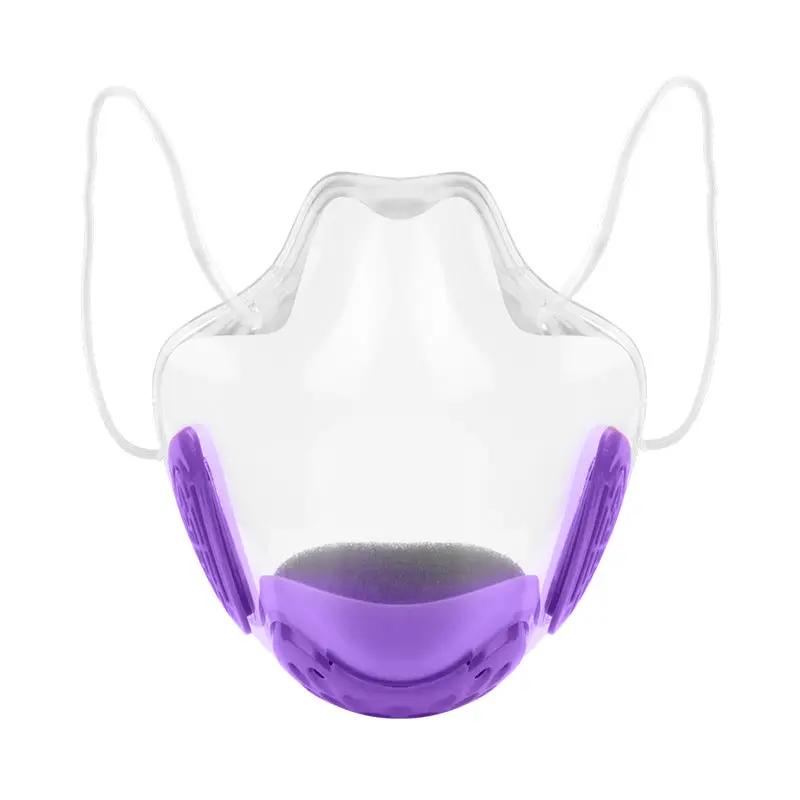 Clear Face Mouth Plastic Mask Shield Cover Filter Reusable Protection