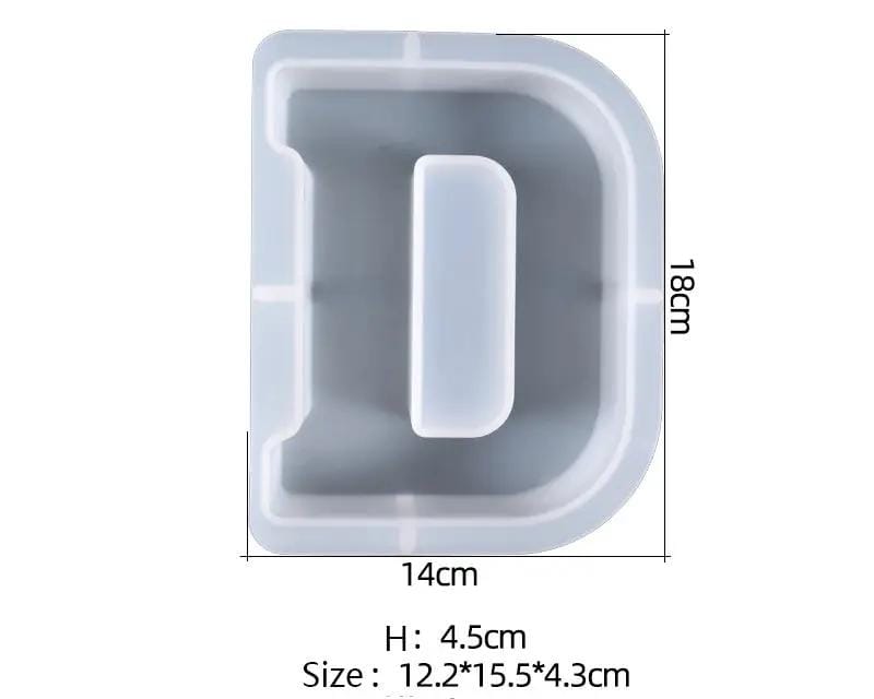 Resin Art NZ Moulds Alphabet Letter Moulds - Individual - Super Large Alphabet Letter Moulds - Individual - Super Large | NZ