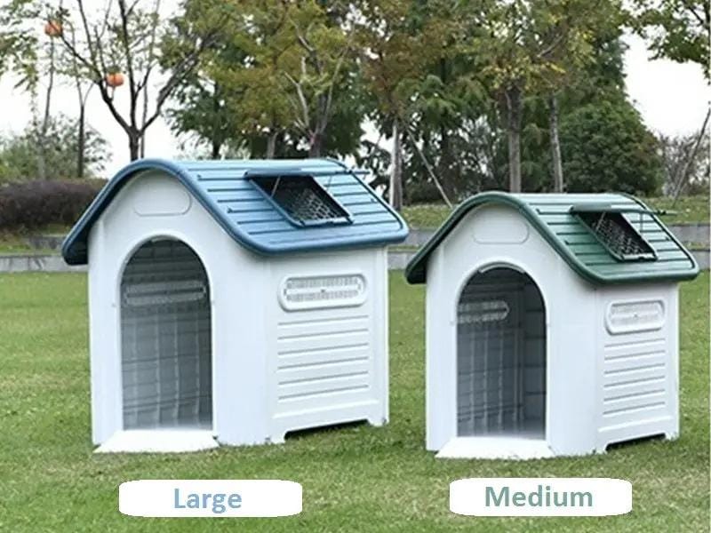 dealonline.co.nz dealonlinenz Large Dog House with Window- Dark Green Large Dog House with Window- Dark Green