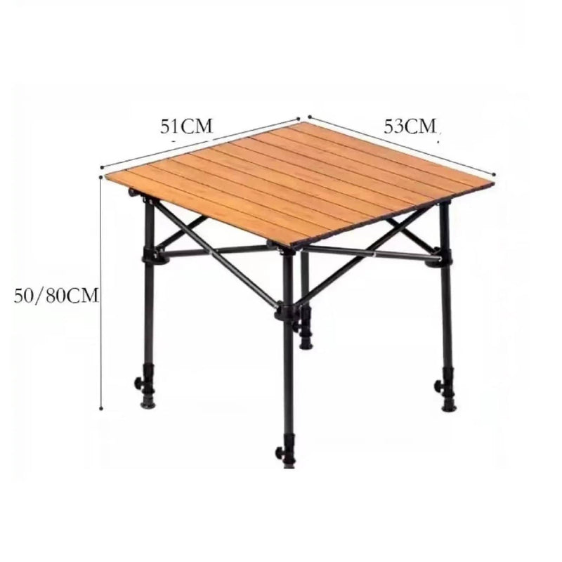 ECOTREK Tent Adjustable Folding Camping Table – Portable Outdoor Table 51cm ZF5153 Adjustable Folding Camping Table – Portable Outdoor Table 51cm ZF5153