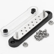 salelink.co.nz Unbranded 2x Bus Bar Terminal Block Dual Bus Bar Terminal Block 48V Power Distributor