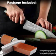 Knife Sharpener Sharpening Stone Rolling - Magnetic Wood (PR9115) – view 2