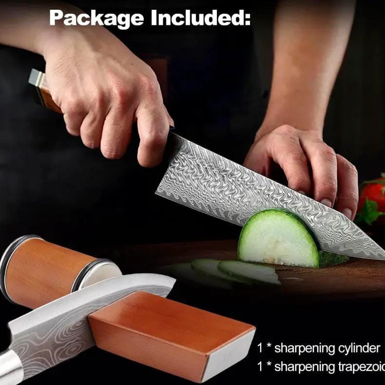 Knife Sharpener Sharpening Stone Rolling - Magnetic Wood (PR9115) – view 2