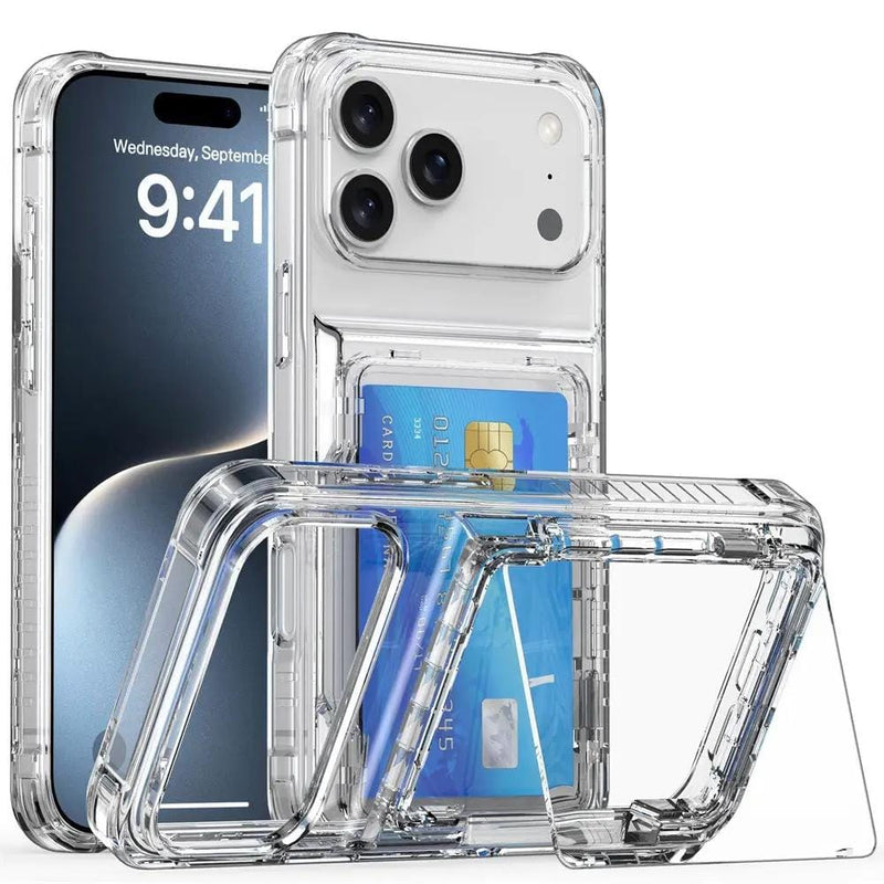 salelink.co.nz Unbranded iPhone 17 Pro Max Case Clear Card iPhone 17 Pro Max Case Clear Card | Action Outdoors NZ