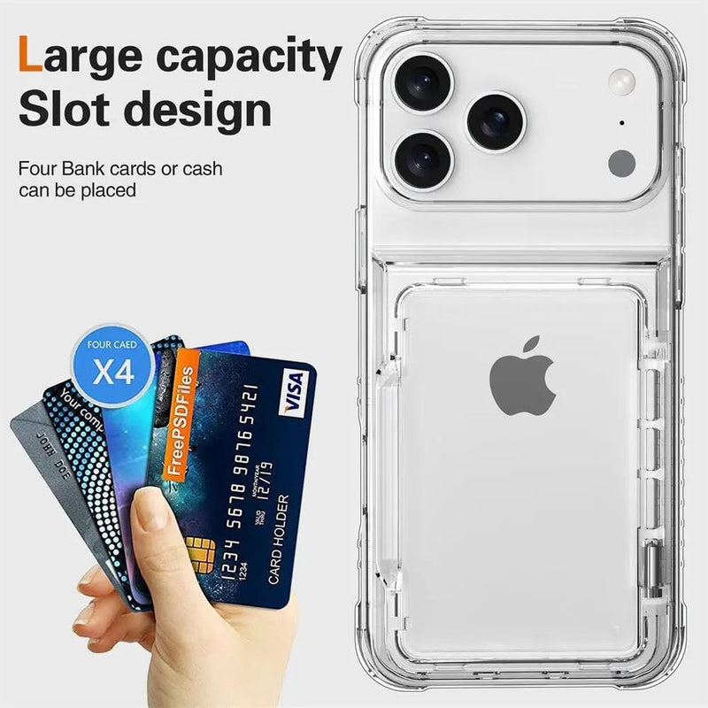 salelink.co.nz Unbranded iPhone 17 Pro Case Clear Card iPhone 17 Pro Case Clear Card | Action Outdoors NZ