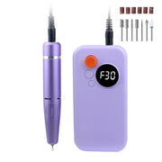Rechargeable Electric Nail File Kit Purple – view 1