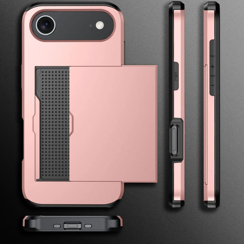iPhone 17 Air Case - Card Holder Shockproof Rugged (PR9107) – view 7