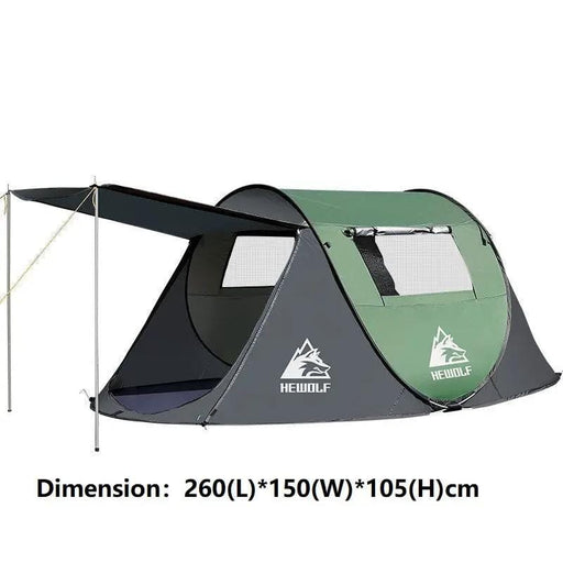 ECOTREK Tent Boat-Shaped Pop-Up Camping Tent Large 260(L) x 150 (W) x 105(H)cm DYLF2712 Boat-Shaped Pop-Up Camping Tent Large 260(L) x 150 (W) x 105(H)cm DYLF2712