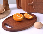 Creative Solid ebony chopping board, wooden kitchen cutting board, multi-functional bread board and serving tray. – view 2
