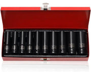 10pc 1/2 Inch Drive Deep Impact Socket Tool Set 8mm-22mm – view 4