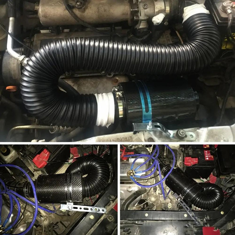 Universal Car Carbon Fibre Cold Air Filter – view 5